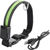 Luminous Fabric Collar Glow Ring for Cats and Dogs LED Neon with LED Backlight on Battery with USB for Pets