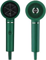 Professional hair Dryer for styling and drying VGR V-431 Green with ionization nozzle, overheating protection and cold air mode 1800W 