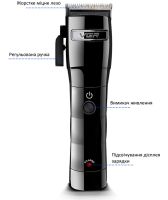 Беспроводная машинка для стрижки волос и бороды VGR V-011 профессиональный триммер для усов на аккумуляторе с набором съемных насадок USB 10W V011