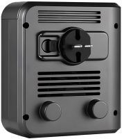 Portable Mini Wall Heater Handy Heater NFJ-08 800W Electric Wall Mounted Fan Heater with Display and Remote Control AND 032 Black