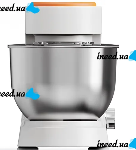 Kitchen planetary mixer Bitek BT-6611 with metal bowl 4 liters and attachments, stationary tabletop dough kneader 3000 watts