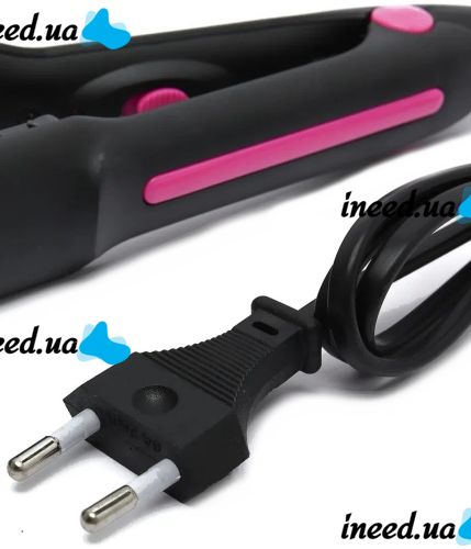 Iron Straightener for Hair Alignment Domotec MS-4905 30W Curling iron for styling and Straightening with Fast Heater Ceramic device forceps 