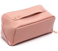 Косметичка органайзер для зберігання косметики Rose Of Mon's Land Beauty Box Bag жіноча дорожня сумка з ручкою, водонепроникна Mons 5078 Рожева
