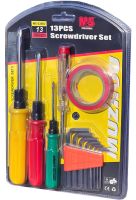 Screwdriver Set Screwdriver Set MS-23002 13 in 1 Hand Tool Kit, Voltage Indicator, Hex Wrench, Insulation Tape AND444