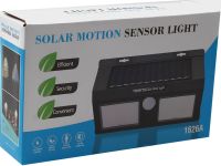 Вуличний настінний світильник Solar Motion Sensor BL - 1626a акумуляторний LED ліхтар на сонячній батареї, прожектор з датчиком руху YH818