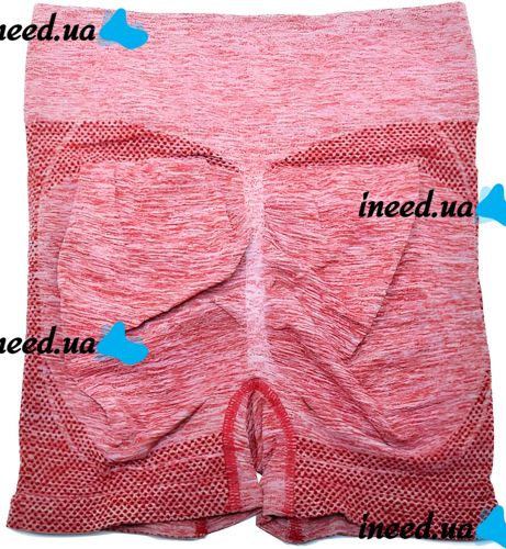 Women's Seamless Lifting Yoga Shorts XZY8855 Stretchy High Waist Push-Up Sport Cycling Shorts for Fitness Pink S-XXL