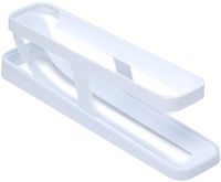Полиця органайзер для зберігання яєць Egg Dispenser AND568 дворівневий харчової контейнер з автоматичною подачею, лоток в холодильник на 2 рівня