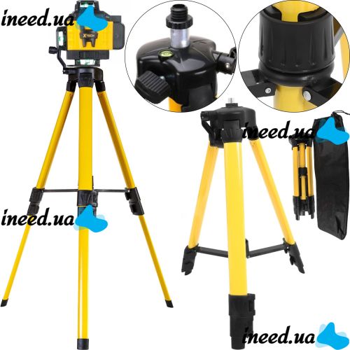 Construction Telescopic Tripod Tripod for Leveling 44-120 cm Profipower TR-10 5/8 Holder Stand DeWalt 1200 mm for Laser Level in a case