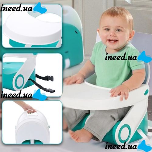 Portable High Chair Booster for Feeding Childrens Folding Seat, Transformer High Chair for Food, Booster High Chair with a table for children