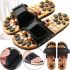 Масажні ортопедичні тапочки jade health Massage shoes BH-SMS-04 з акупунктурним ефектом для стоп ніг, шльопанці для масажу 36-45 Розмір чорні