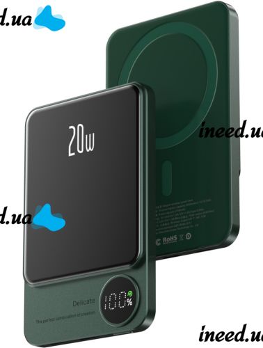 Wireless Magnetic Power Bank Power Bank Q9 20W MagSafe 10000 mAh External Battery USB Type-C Lightning Charger for IOS Android