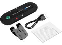 Car Wireless Speaker Julo HB 505-BT Hands Free Bluetooth Microphone with Speaker MP3 AUX Speakerphone with USB Phone Charger
