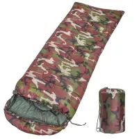 Спальный мешок Tramp TR-2175 до -20 градусов 210Х75 см водоотталкивающий утепленный туристический зимний спальник с капюшоном и чехлом Камуфляжный