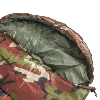 Спальный мешок Tramp TR-2175 до -20 градусов 210Х75 см водоотталкивающий утепленный туристический зимний спальник с капюшоном и чехлом Камуфляжный