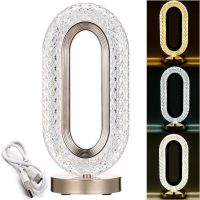 Creatice Table Light Lamp 14 Touch Night Light, LED Lamp Crystal Lamp on Acrylic Stand 3 Modes