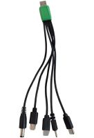 Сонячна панель Cclamp Solar Panel CL-639 4W 6V IP65 портативна батарея з мультикабелем USB для зарядки мобільних пристроїв від сонця 639CL