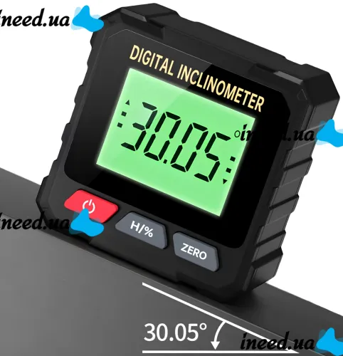 Digital Inclinometer VC720 Digital Inclinometer VC720 with 2 line laser and magnet, electronic laser level for tilt angle measurement