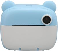 Детский фотоаппарат с мгновенной печатью DIY Instant Digital Camera M3 3 в 1 цифровая камера полароид для фото и видео на аккумуляторе Голубой