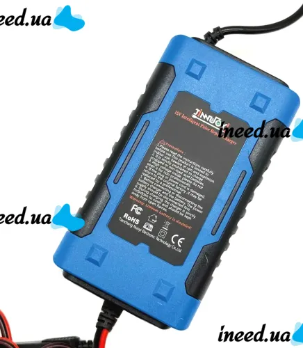 Автомобільний імпульсний пускозарядний АКБ Jinnuoyi Pulse Repair Charger 12V 10A пристрій з LED дисплеєм для зарядки акумуляторів авто 10Ah-200Ah