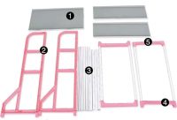 Rack above the Supretto Washing Rack 91X27 cm floor rack, shelf, bathroom shelf, storage organizer