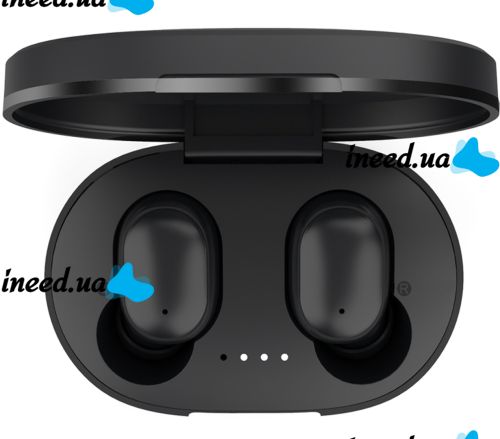 Беспроводные Bluetooth наушники Xiaomi Redmi AirDots A6S Black TWS сенсорные наушники-гарнитура с шумоподавлением, микрофоном, Черные в кейсе блютуз