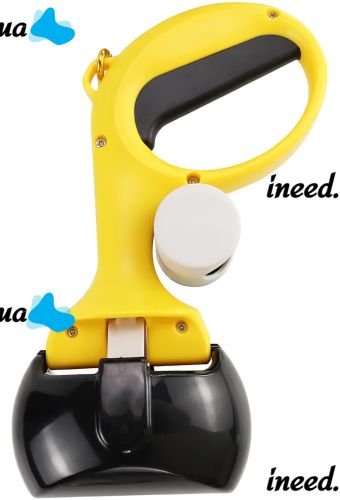 Автоматичний совок для собак Pooper Scooper LS188 щипці для прибирання за тваринами на вулиці 27х13 см збирач фекалій з тримачем для пакетів Diil