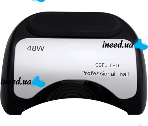 Гібридна ультрафіолетова LED лампа Sun Nail System K18 48W для манікюру і педикюру CCFL UV Lamp з датчиком руху і таймером для сушіння гель лаку