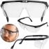 Vorel SG-007 open safety glasses are universal transparent glasses with UV protection made of polycarbonate to protect the eyes and face from damage