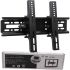 Wall Mount for TV, Monitor 15-42 inches, up to 40 kg Tilting Wall Mount HT-001 with Tilt Black, Wall Bracket 15"-42"