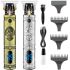 Rechargeable Hair Clipper VGR V-228 Wireless Male Edging USB Beard and Mustache Trimmer with Replaceable Nozzles V228
