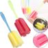 Универсальная губка с длинной ручкой Sponge Cleaning Remiling для мытья бутылок и высоких стаканов, Кухонная убчатая щетка для чистки посуды
