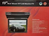 Автомобільний стельовий монітор Opera TM-1599fs 15 " портативний підвісний екран c ТV тюнером TFT LCD DVD автомонітор телевізор в машину OP-1599FS