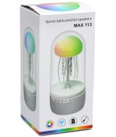 Portable Bluetooth Speaker Nightlight Jellyfish Jellyfish Speakers MAX 113 Tabletop Wireless Bluetooth Light with RGB Light and SD Card by USB