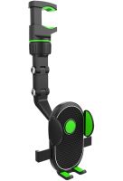 Universal Car Phone Holder Universal Clip 360° Smartphone Mount for Car Rear View Mirror with Rotation Black