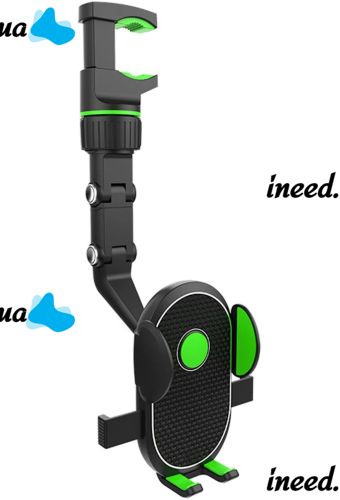 Universal Car Phone Holder Universal Clip 360° Smartphone Mount for Car Rear View Mirror with Rotation Black
