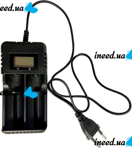 Battery Charger HD-8991B Universal charging for 18650 Li-ion batteries for 2 batteries with a screen from a Ni-MH and Ni-Cd outlet