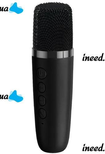 Акумуляторна колонка караоке Smart Portable Speaker K52 акустична Bluetooth система з бездротовим мікрофоном і RGB світломузикою AUX TF USB