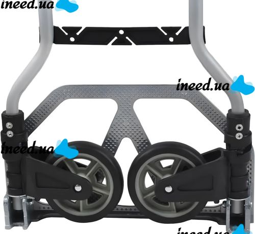 Household folding luggage cart Draw-bar Truck XS-715 up to 75 kg cargo two-wheel folding cart with telescopic handle 87x38x35 cm