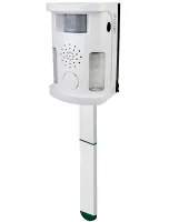 Багатофункціональний відлякувач тварин Pest Repeller Aosio AN-B010 ультразвуковий пристрій з індикатором і датчиком руху від мережі