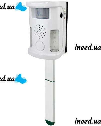 Багатофункціональний відлякувач тварин Pest Repeller Aosio AN-B010 ультразвуковий пристрій з індикатором і датчиком руху від мережі