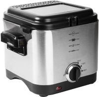 Фритюрница Crownberg CB-5542 на 1.5 л 1200 W кухонное устройство со съемной чашей для приготовления и жарки картошки фри, нагетсов