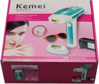 Kemei KM-6813 Laser Photoepilator Home Epilator with Display, Body Hair Removal Device with Replaceable Cartridges 3 Modes 120,000 Flashes