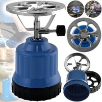 Portable gas burner Mongaz SL-1021 1400W camping mini stove with regulator and piezo ignition for cooking cylinder Dystate DY-05