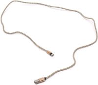 Магнітна зарядка для телефону Hoco X - cable Magnetic 3 в 1 круглий USB кабель micro lightning type-c 1 м шнур з LED підсвічуванням M3 для Android IOS