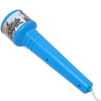 Kid Star Microphone 5350A for Kids—Adjustable Stand with Backlight, Karaoke with Sound Effects, and MP3—For Children Ages 3 and Up—Blue