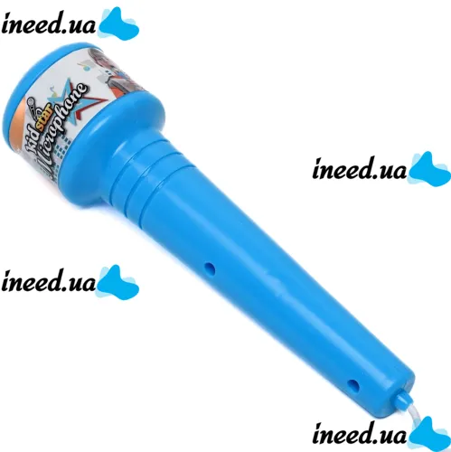 Kid Star Microphone 5350A for Kids—Adjustable Stand with Backlight, Karaoke with Sound Effects, and MP3—For Children Ages 3 and Up—Blue