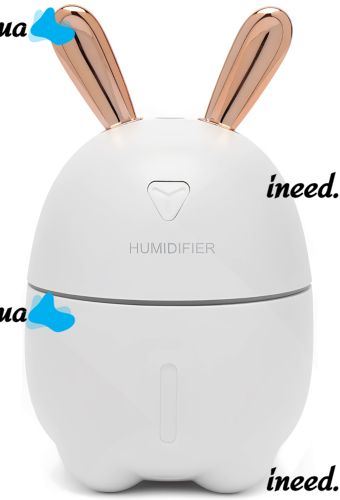 Зволожувач повітря нічник Зайчик Rabbit Humidifier Y-105 200 мл ультразвуковий настільний очищувач дифузор з LED підсвічуванням USB Air Purifier