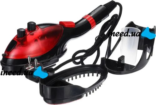 Ручний відпарювач Kenwood FLY - 008 Парова праска з насадкою щіткою для прасування і відпарювання одягу і меблів 3 рівня температури 800W 