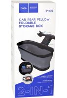 Car hanging organizer Hoco PH35 mini storage box for small items on the seat in the car interior, holder with mirror on the headrest in the car