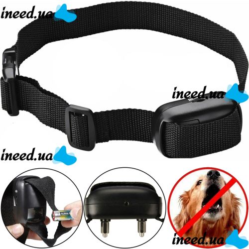 Електронний нашийник антилай Anti Barking Controller ao-881 акумуляторний, дресирувальний нашийник для собак зі звуком і вібрацією стримуючий гавкіт